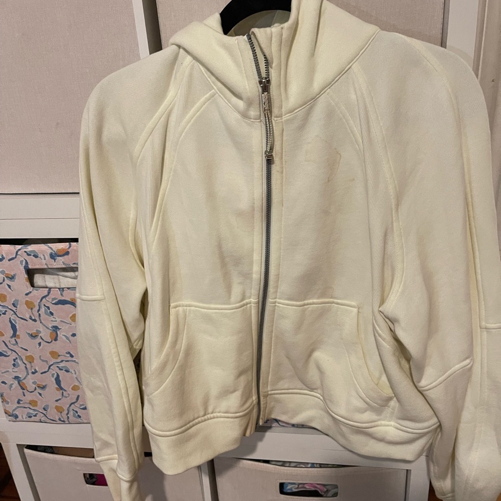 Lululemon lemon sorbet scuba full zip